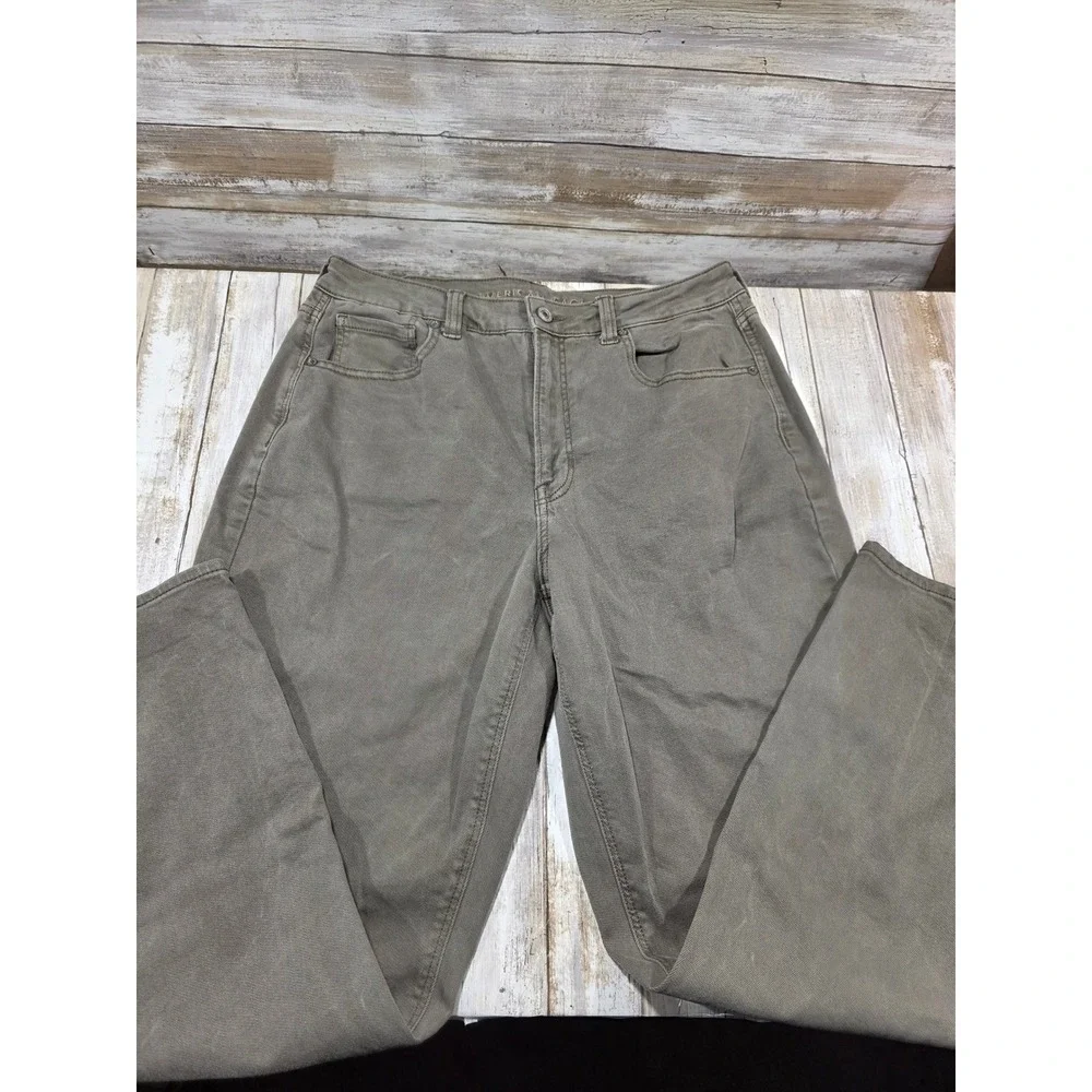 American Eagle Women Lot‎ 10 Super Stretch Black Jeggings & 12 Reg. Green Jeans - Picture 13 of 16